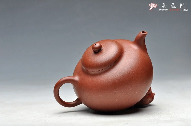 紫砂壶图片：饱满 秀气 做工精致 全手敦古 - 宜兴紫砂壶网