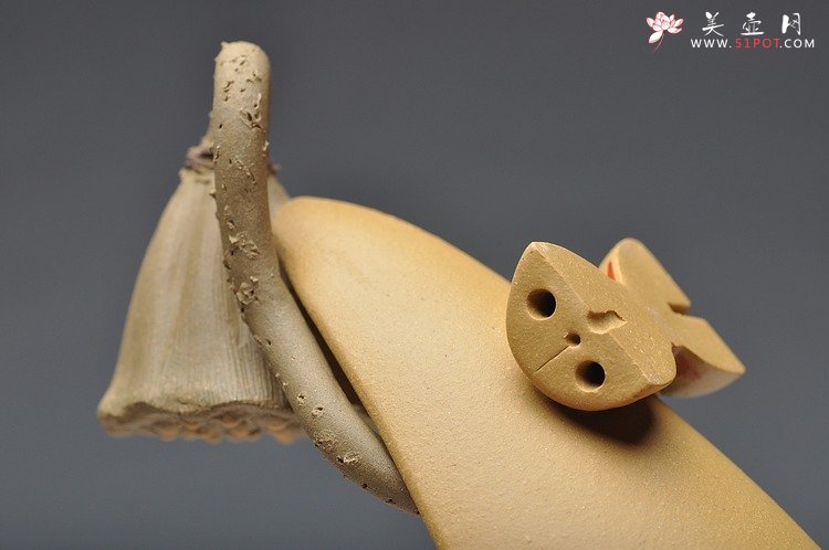 紫砂壶图片：荷叶香插 最新样式  蛮有特点 精致 - 宜兴紫砂壶网