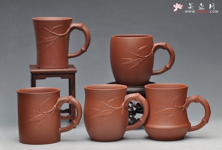 紫砂壶图片：特色主人杯 葡萄 樱桃 松 竹 - 宜兴紫砂壶网