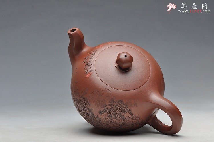 紫砂壶图片：六方一粒珠 - 宜兴紫砂壶网