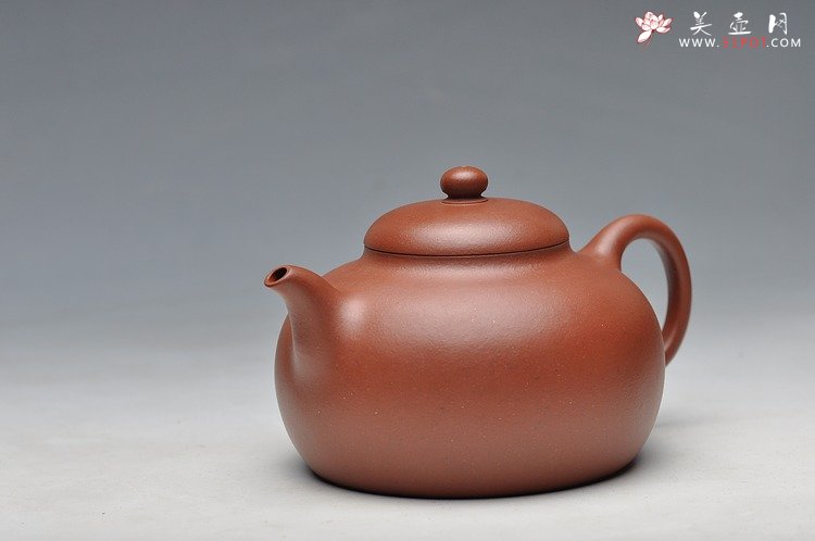紫砂壶图片：饱满 秀气 做工精致 全手敦古 - 宜兴紫砂壶网