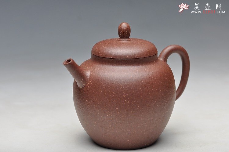紫砂壶图片：紫玉金砂 质感漂亮 素心 杀茶利器 - 宜兴紫砂壶网