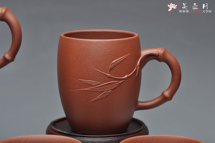 紫砂壶图片：特色主人杯 葡萄 樱桃 松 竹 - 宜兴紫砂壶网