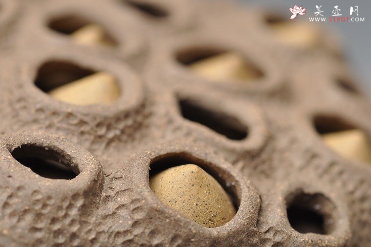 紫砂壶图片：文雅茶宠 手工精制 可看细节 精品 经典莲蓬 - 宜兴紫砂壶网