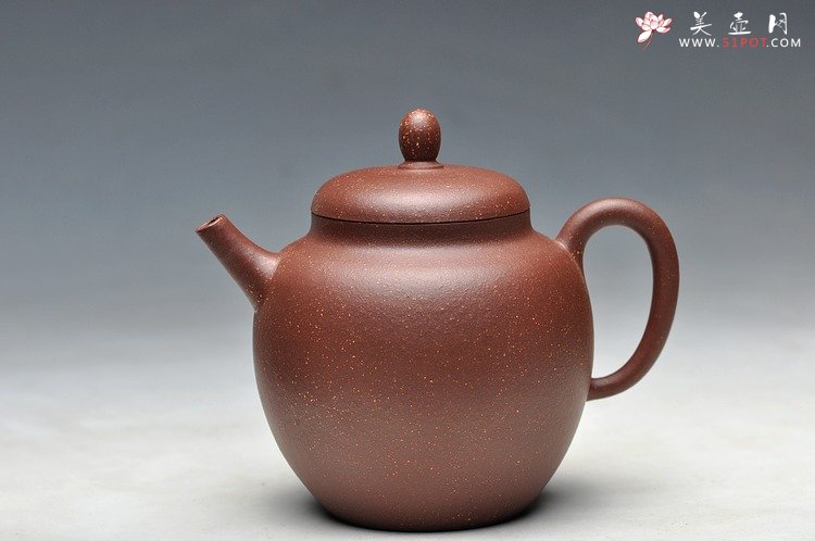 紫砂壶图片：紫玉金砂 质感漂亮 素心 杀茶利器 - 宜兴紫砂壶网