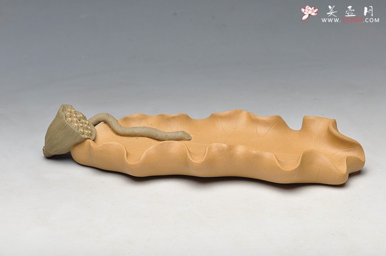 紫砂壶图片：荷叶香插 最新样式  蛮有特点 精致 - 宜兴紫砂壶网