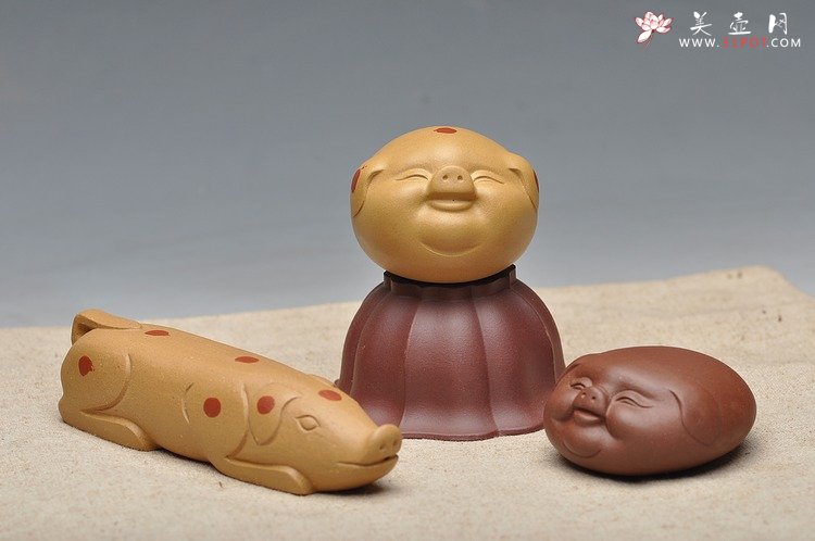 紫砂壶图片：小猪乐园o(∩_∩)o  - 宜兴紫砂壶网