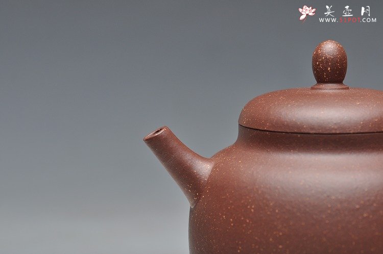 紫砂壶图片：紫玉金砂 质感漂亮 素心 杀茶利器 - 宜兴紫砂壶网