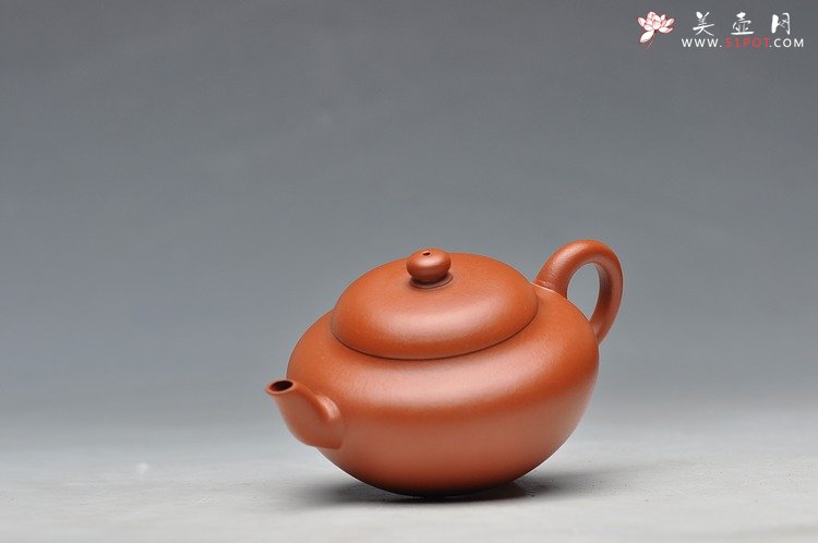 紫砂壶图片：明式小品 摹古之风 小巧别致 全手明韵 老朱泥 - 宜兴紫砂壶网