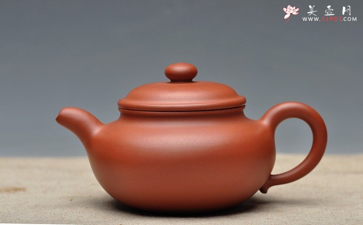紫砂壶图片：婉约秀气  曲峰味道 全手工仿古 - 宜兴紫砂壶网
