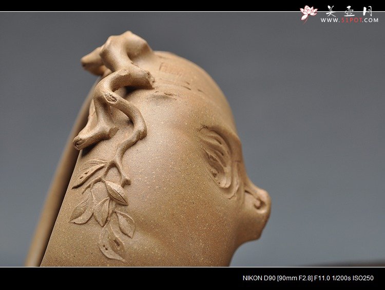 紫砂壶图片：全手文房水洗 香炉 雅趣十足 优质本绿 - 宜兴紫砂壶网