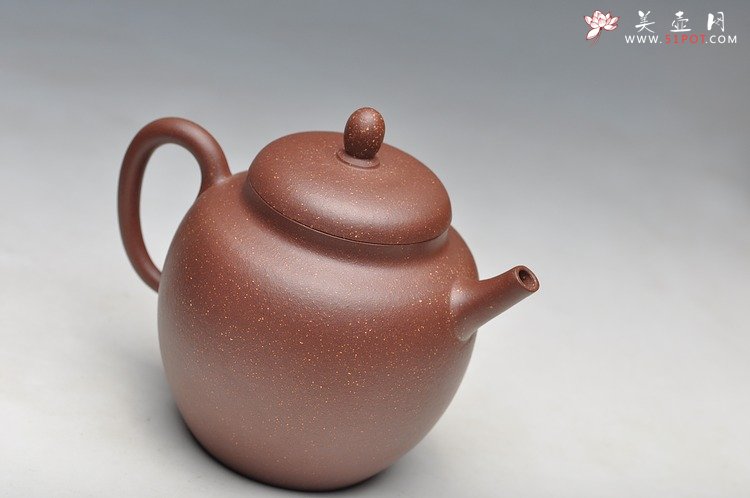 紫砂壶图片：紫玉金砂 质感漂亮 素心 杀茶利器 - 宜兴紫砂壶网