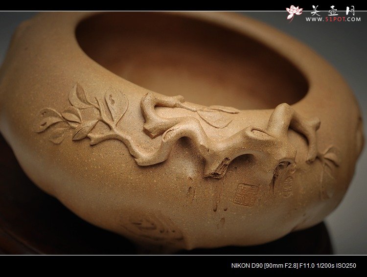 紫砂壶图片：全手文房水洗 香炉 雅趣十足 优质本绿 - 宜兴紫砂壶网