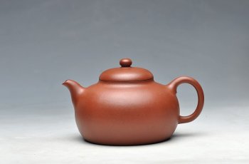 紫砂壶图片：饱满 秀气 做工精致 全手敦古 - 宜兴紫砂壶网