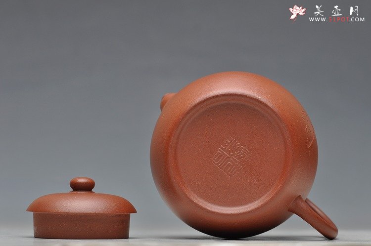 紫砂壶图片：唐彬杰款龙蛋 尹君峰全手新作 挺拔有力 朱砂泥 - 宜兴紫砂壶网