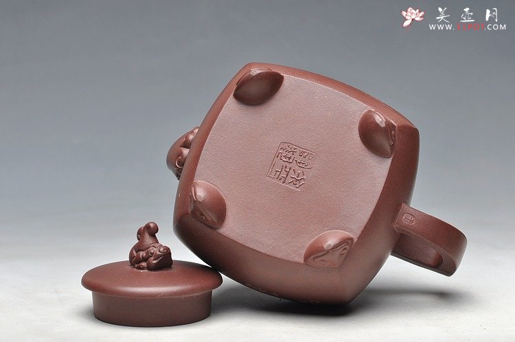 紫砂壶图片：闲然别致 生动可爱 鱼龙壶 - 宜兴紫砂壶网
