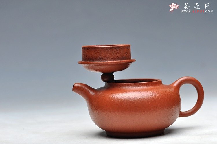 紫砂壶图片：90年代的全手小华颖 极品朱泥 高手之作 - 宜兴紫砂壶网