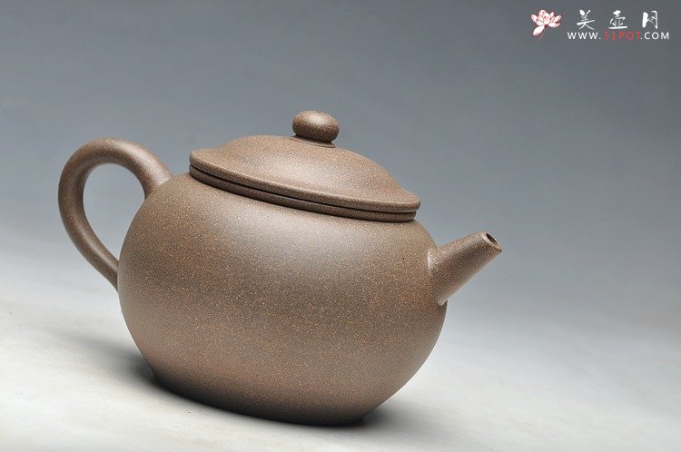 紫砂壶图片：拙朴古雅 传统耐品 杀茶利器 全手拙古 - 宜兴紫砂壶网