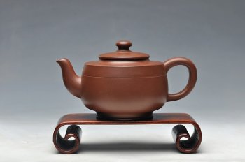 紫砂壶图片：清新婉约  小圆壶 - 宜兴紫砂壶网