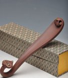 紫砂壶图片：如意香插 线条优美 描真金 - 宜兴紫砂壶网