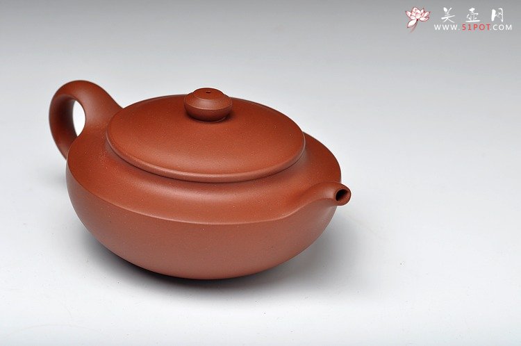 紫砂壶图片：线条优美 做工精细 全手线扁 - 宜兴紫砂壶网