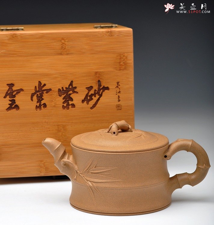 紫砂壶图片：经典代表作 大竹段 - 宜兴紫砂壶网