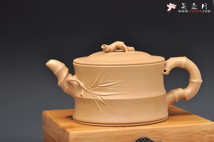 紫砂壶图片：经典代表作 大竹段 - 宜兴紫砂壶网