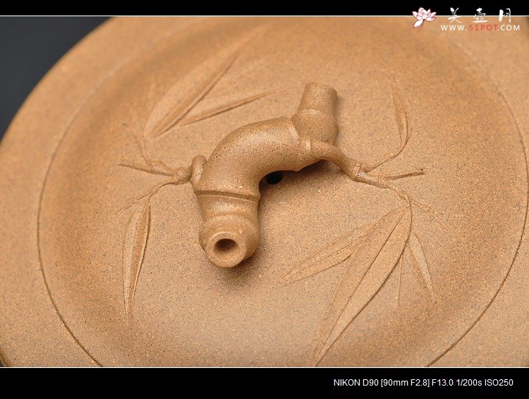 紫砂壶图片：经典代表作 大竹段 - 宜兴紫砂壶网