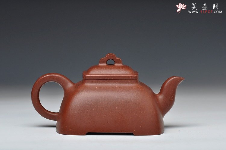 紫砂壶图片：全手工拍打成型 难度极高 精工大气 大觚棱 泥料温润 - 宜兴紫砂壶网