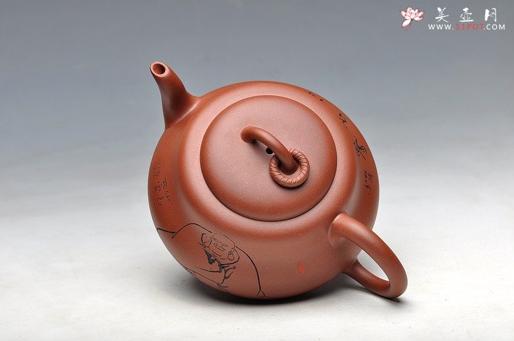 紫砂壶图片：造型简洁明快 线条流畅 极品老清水 葫芦 - 宜兴紫砂壶网