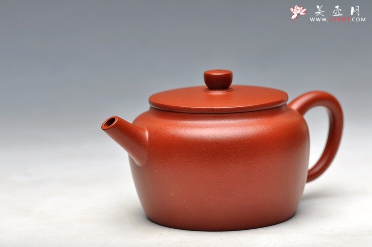 紫砂壶图片：大红袍 全手小圆壶 仅此1件 不接受定做 已出 - 宜兴紫砂壶网