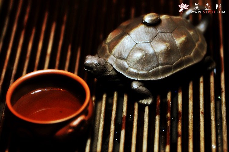 紫砂壶图片：‘名副其实’的龟寿茶  长寿哦o(∩_∩)o  - 宜兴紫砂壶网