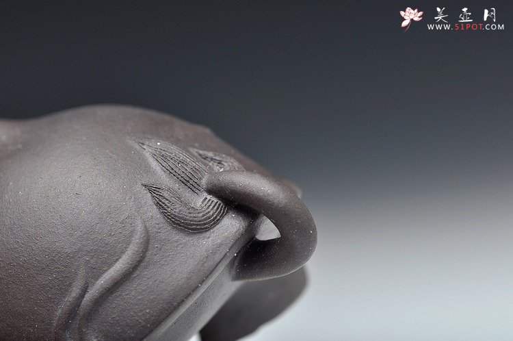 紫砂壶图片：长寿王者 送礼自用好玩茶宠 龟龙 - 宜兴紫砂壶网