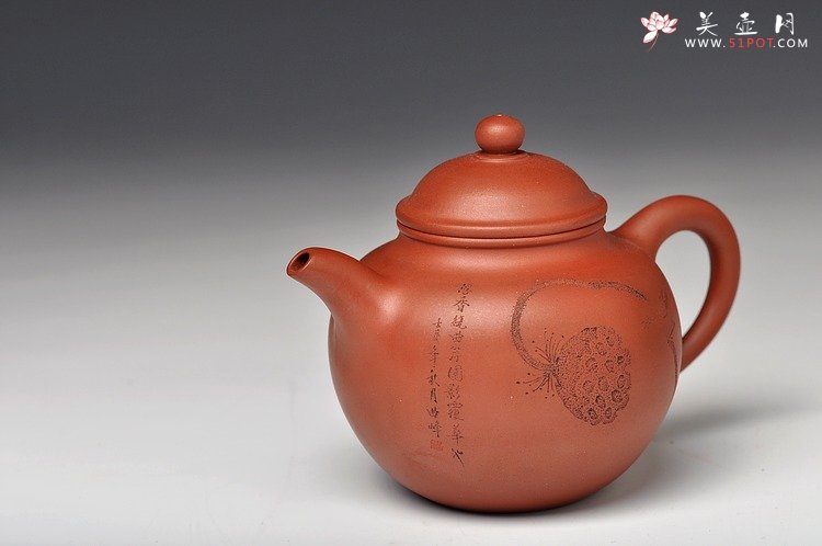 紫砂壶图片：莲蓬鸟之秋水 婉约风韵 亭亭玉立 - 宜兴紫砂壶网