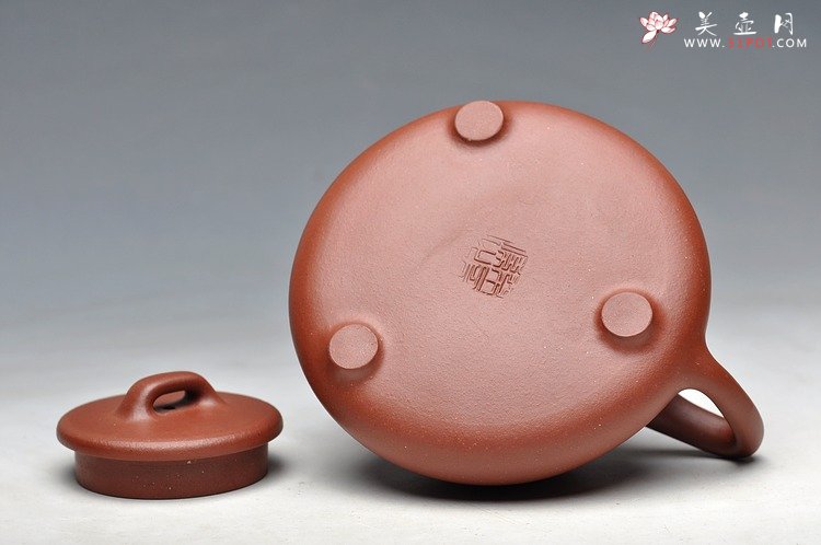 紫砂壶图片：摹古之作 耐品 全手心舟石瓢 - 宜兴紫砂壶网