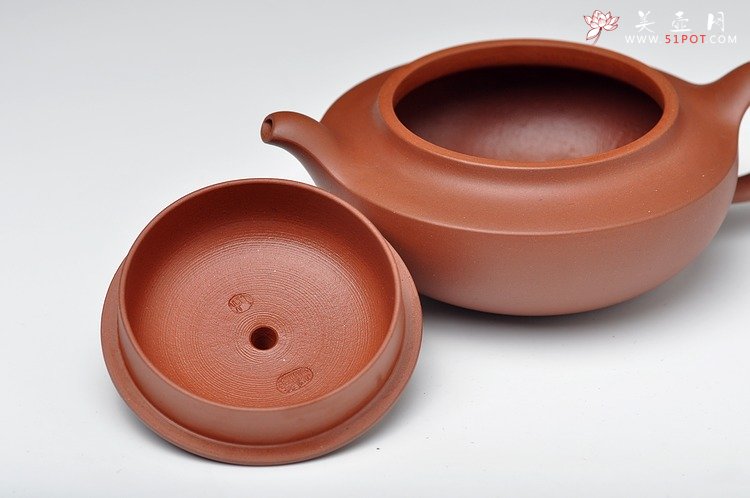 紫砂壶图片：线条优美 做工精细 全手线扁 - 宜兴紫砂壶网