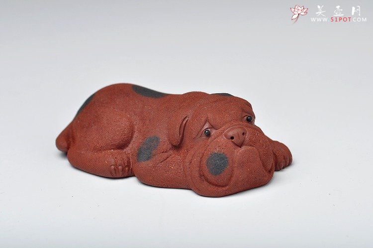 紫砂壶图片：沙皮狗 栩栩如生 - 宜兴紫砂壶网