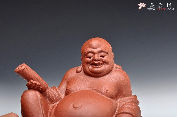 紫砂壶图片：神思 经书罗汉 惟妙惟肖 - 宜兴紫砂壶网