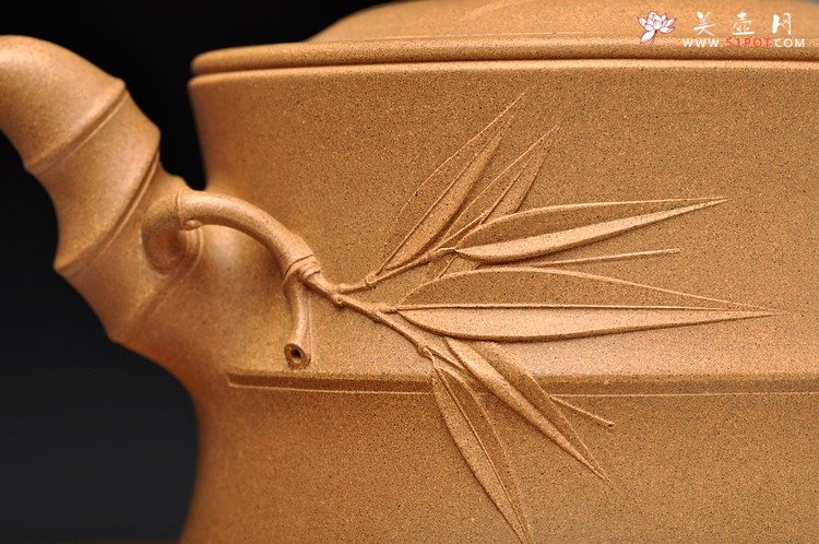 紫砂壶图片：经典代表作 大竹段 - 宜兴紫砂壶网