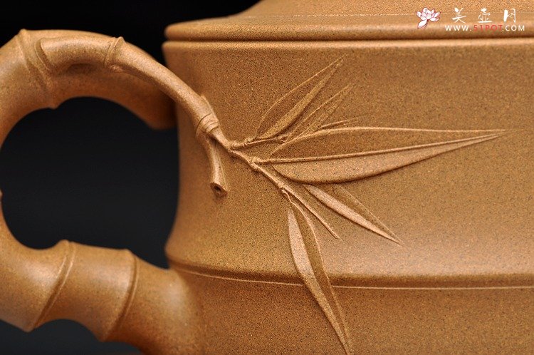 紫砂壶图片：经典代表作 大竹段 - 宜兴紫砂壶网