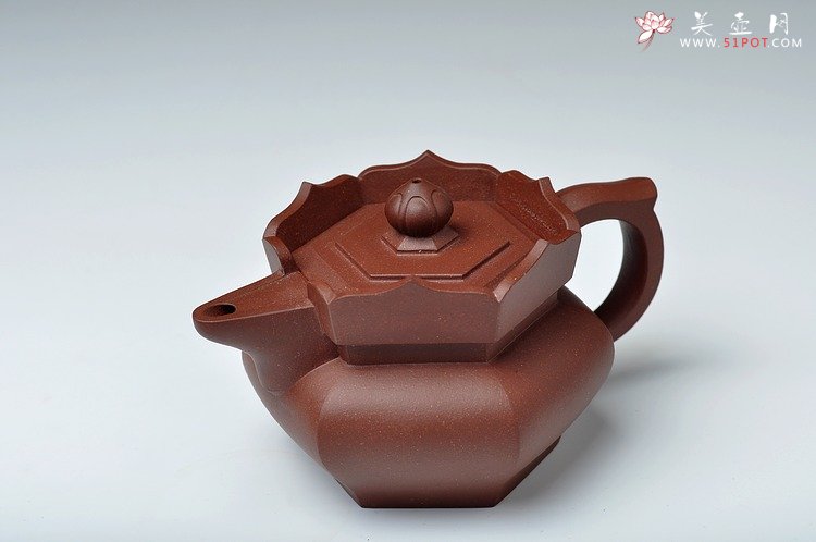 紫砂壶图片：紫砂之佛器 矮僧帽 - 宜兴紫砂壶网