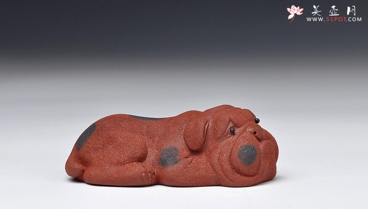 紫砂壶图片：沙皮狗 栩栩如生 - 宜兴紫砂壶网