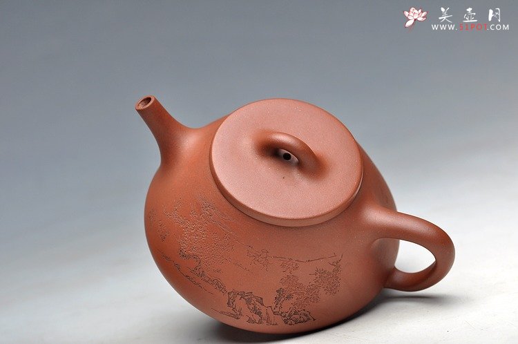 紫砂壶图片：另外一种味道  秀气娇小  全手子冶石瓢 - 宜兴紫砂壶网