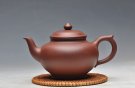紫砂壶图片：泥色优雅 经典传承 顾派风格 紫泥全手笑樱 - 宜兴紫砂壶网
