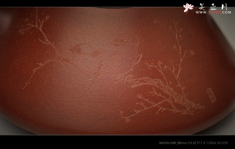 紫砂壶图片：骨肉均挺 劲道十足 全手子冶石瓢 - 宜兴紫砂壶网