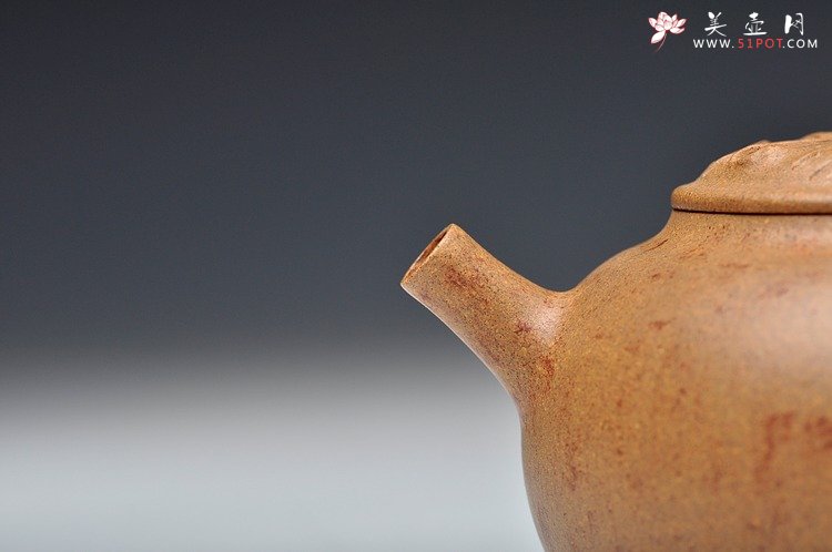 紫砂壶图片：砂美 型美  全手贡珠 蔡岩峰新作 炮管一捺底 - 宜兴紫砂壶网