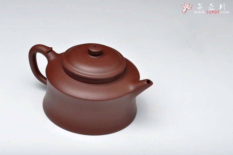 紫砂壶图片：砂料迷人 稳重而优雅 精品 全手玉锺 - 宜兴紫砂壶网