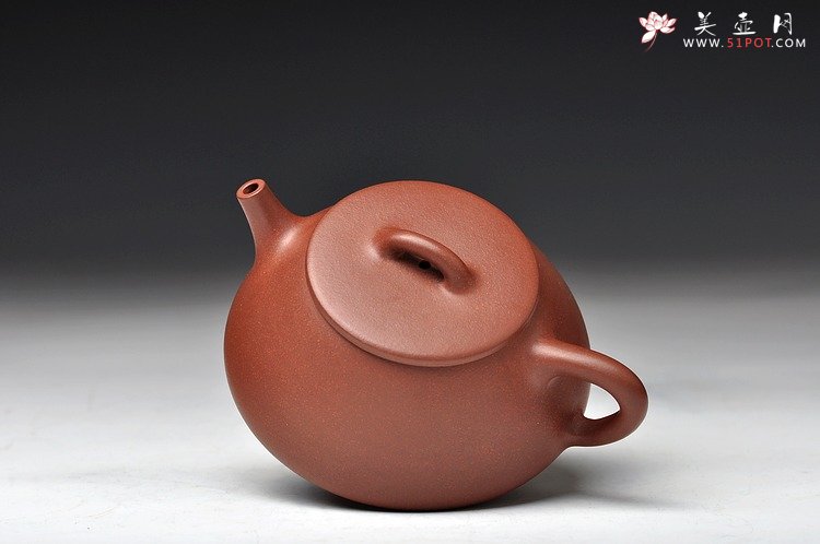 紫砂壶图片：双节特惠之平盖石瓢 端庄大方 做工精致 实用入门 - 宜兴紫砂壶网