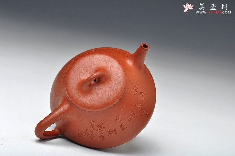 紫砂壶图片：难得成品 杀铁利器 全手朱泥小石瓢 - 宜兴紫砂壶网