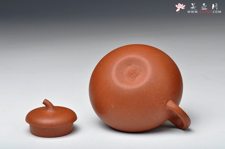 紫砂壶图片：饱满可人 实用 全手玉梨 桂花砂料 - 宜兴紫砂壶网